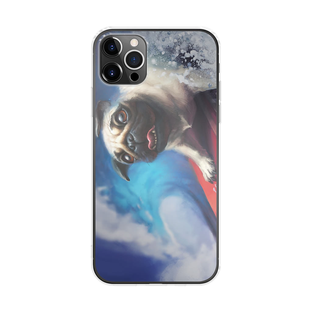 Pug Surfers iPhone 12 Pro Case