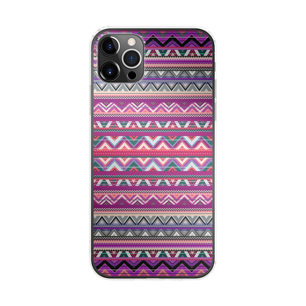 Purple Aztec Art iPhone 12 Pro Max Case