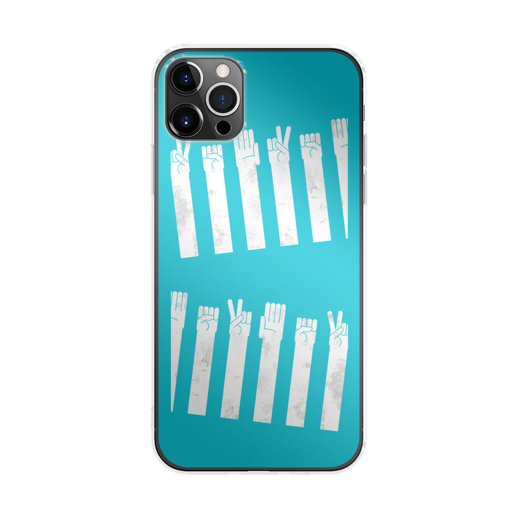 Rock Paper Scissors Zebra Crossing iPhone 12 Pro Case
