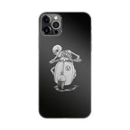 Skeleton Rides Scooter iPhone 12 Pro Max Case