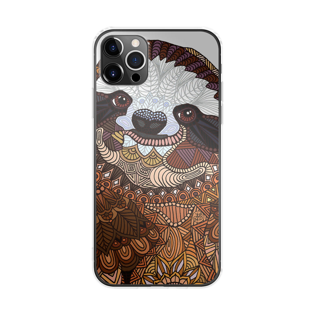 Sloth Ethnic Pattern iPhone 12 Pro Max Case