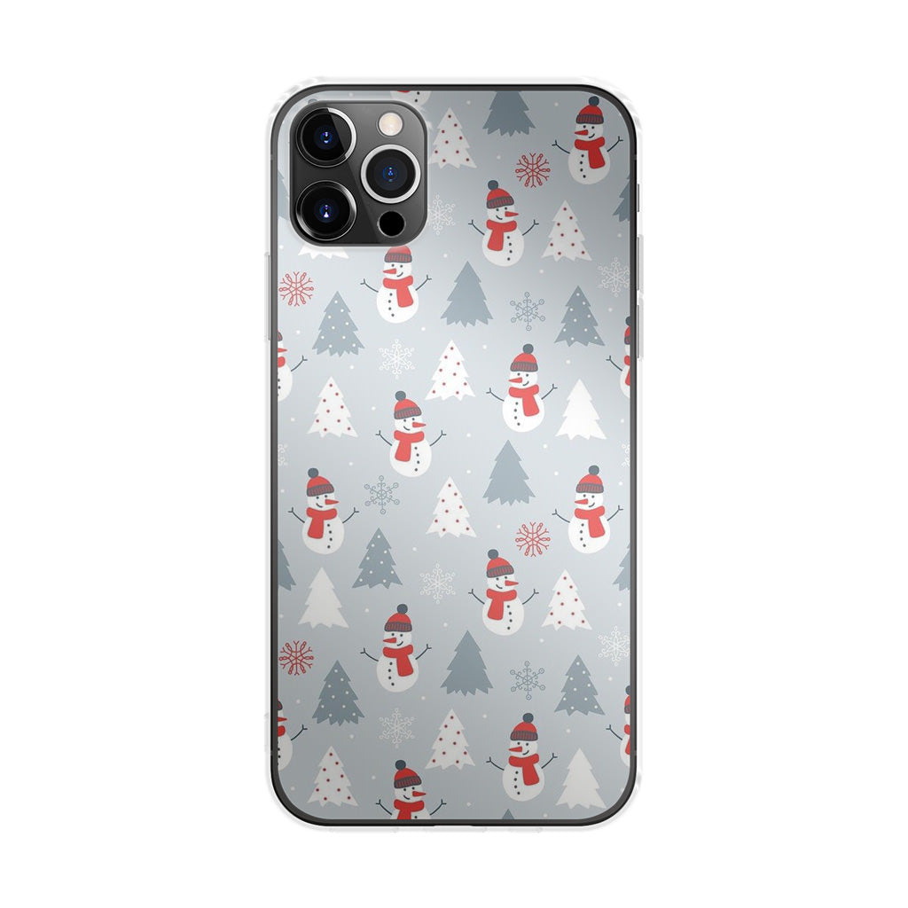 Snowmans Pattern iPhone 12 Pro Case