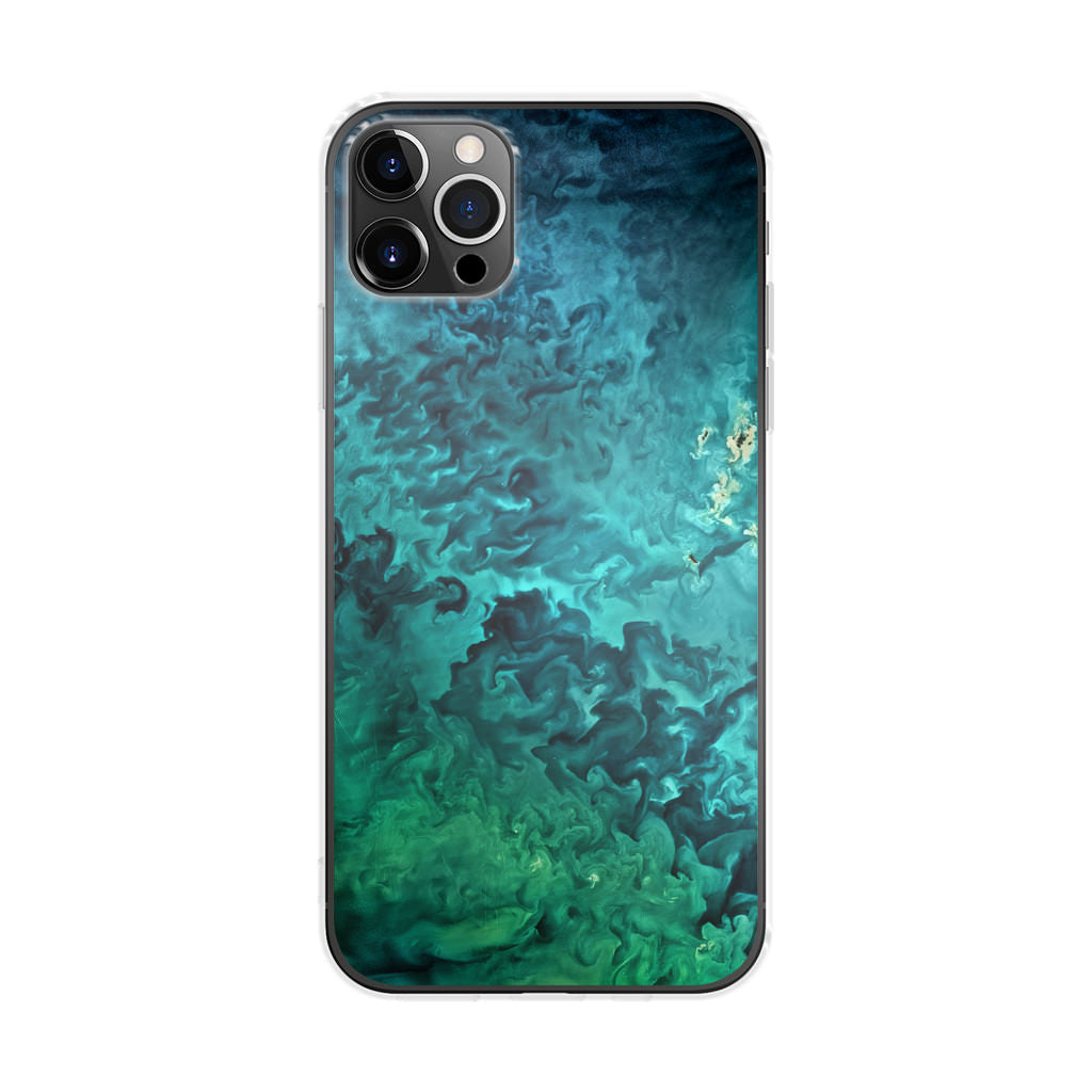 Swirls In The Yellow Sea iPhone 12 Pro Case