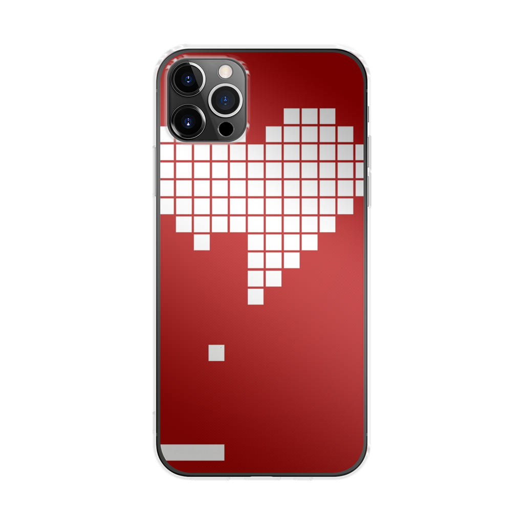 Tetris Heart iPhone 12 Pro Case