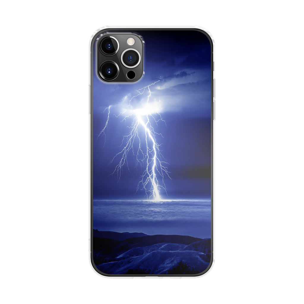 Thunder Over The Sea iPhone 12 Pro Case