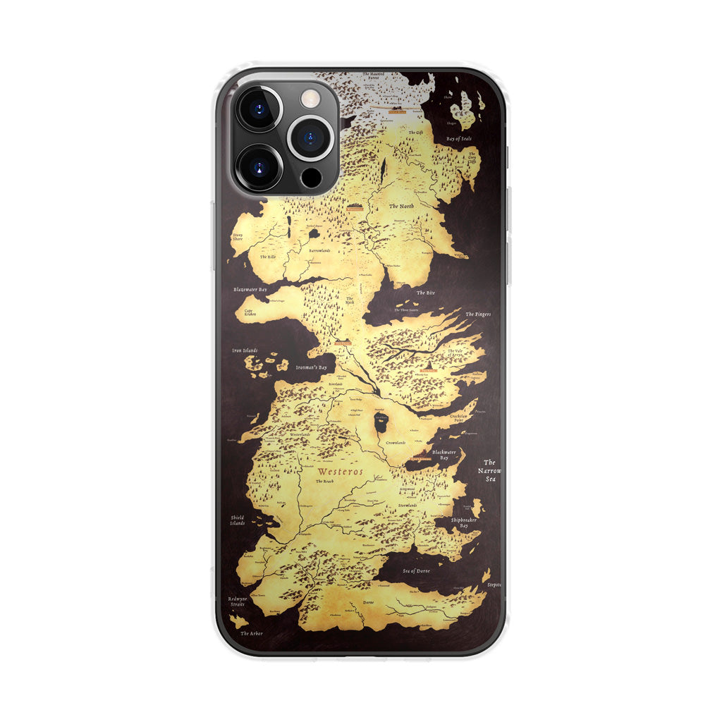 Westeros Map iPhone 12 Pro Case