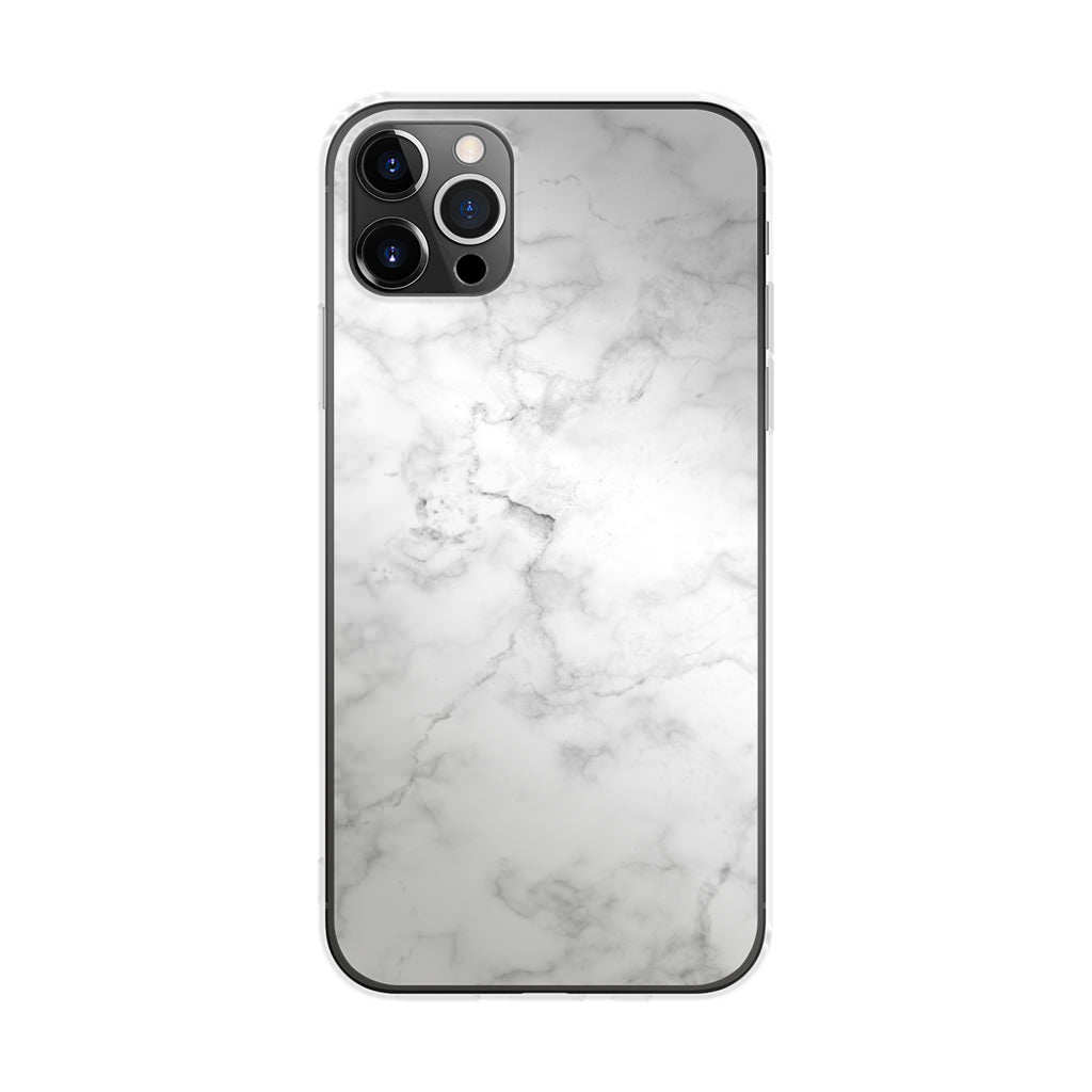 White Marble iPhone 12 Pro Case