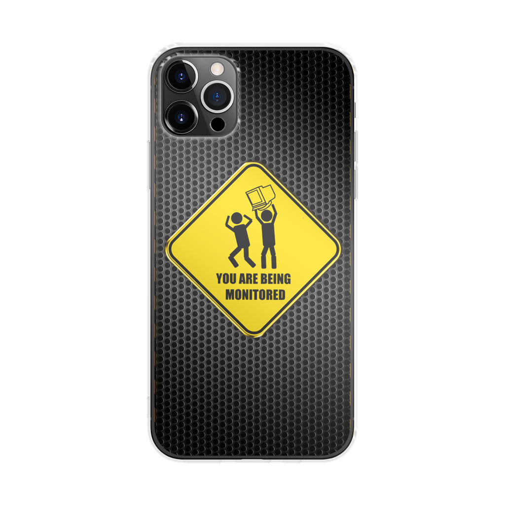 You Are Being Monitored iPhone 12 Pro Case