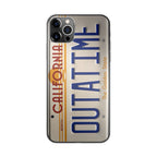Back to the Future License Plate Outatime iPhone 12 Pro Max Case