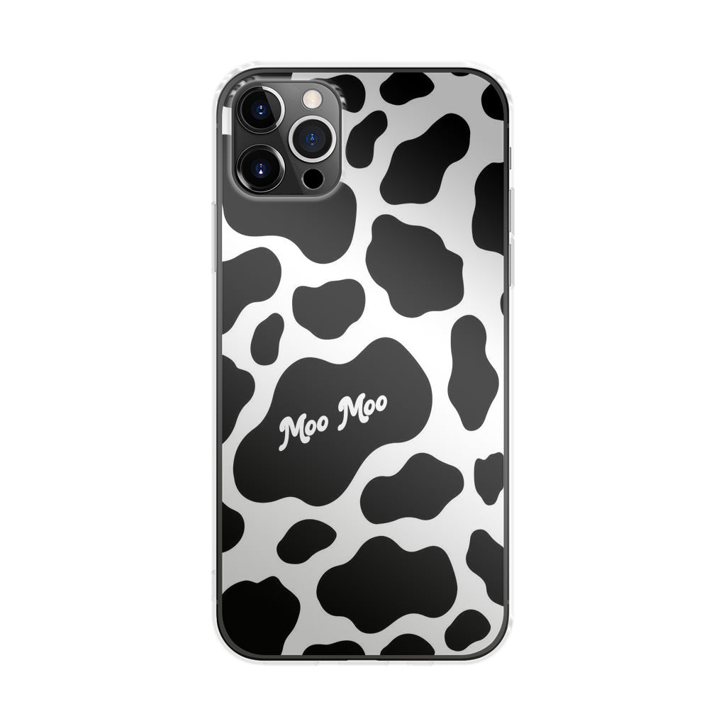 Moo Moo Pattern iPhone 12 Pro Case