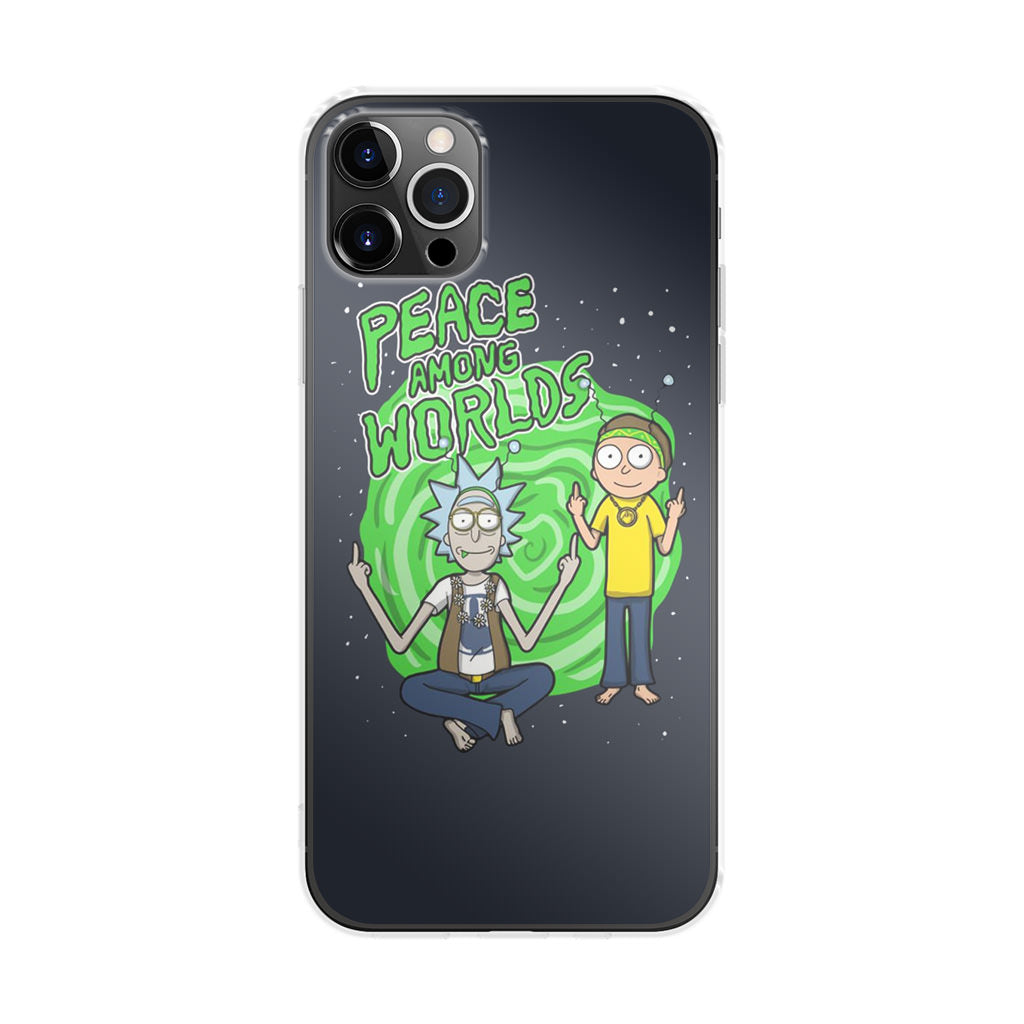 Rick And Morty Peace Among Worlds iPhone 12 Pro Case