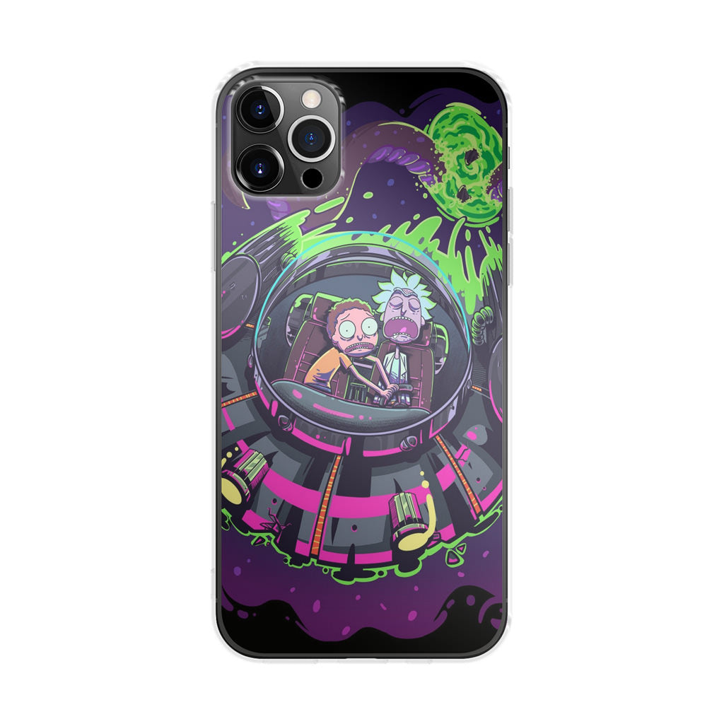 Rick And Morty Spaceship iPhone 12 Pro Max Case