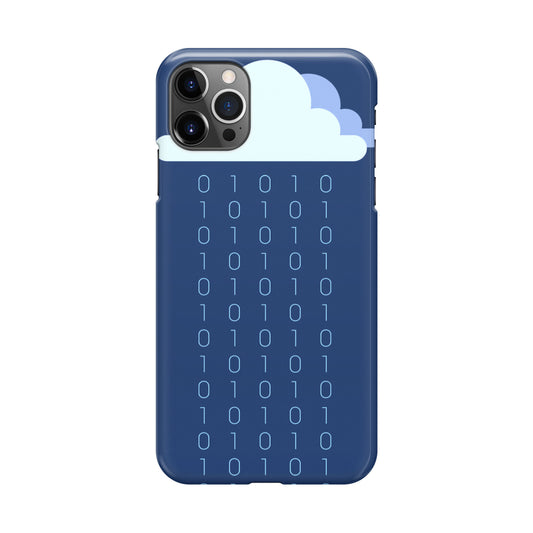 Abstract Binary Minimalist iPhone 12 Pro Case