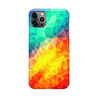 Abstract Multicolor Cubism Painting iPhone 12 Pro Max Case