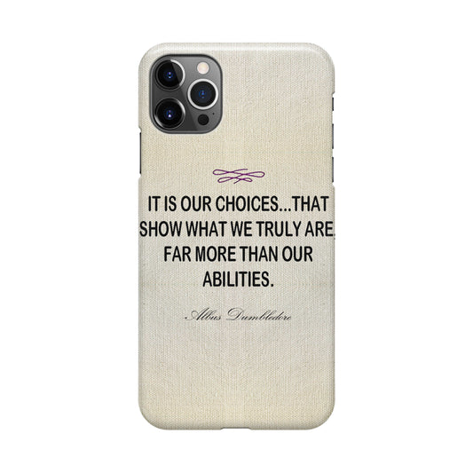 Albus Dumbledore Quote iPhone 12 Pro Max Case