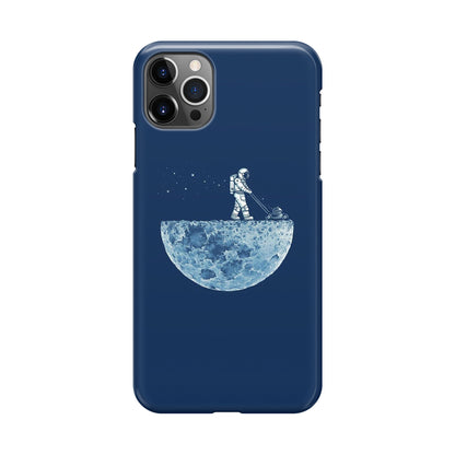 Astronaut Mowing The Moon iPhone 12 Pro Case