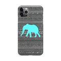 Aztec Elephant Turquoise iPhone 12 Pro Case
