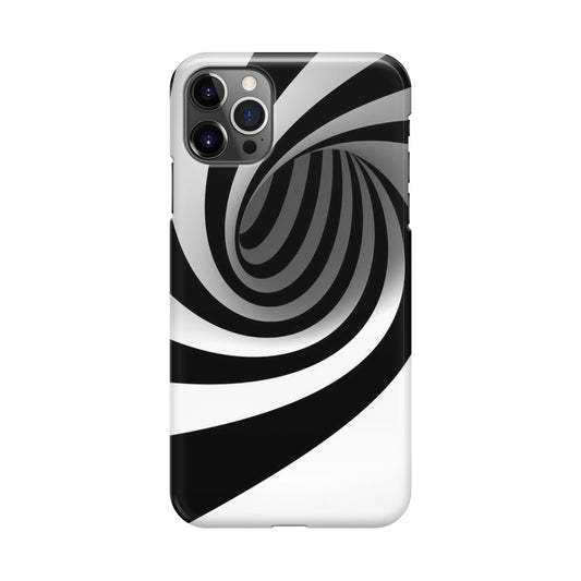 Black and White Twist iPhone 12 Pro Case