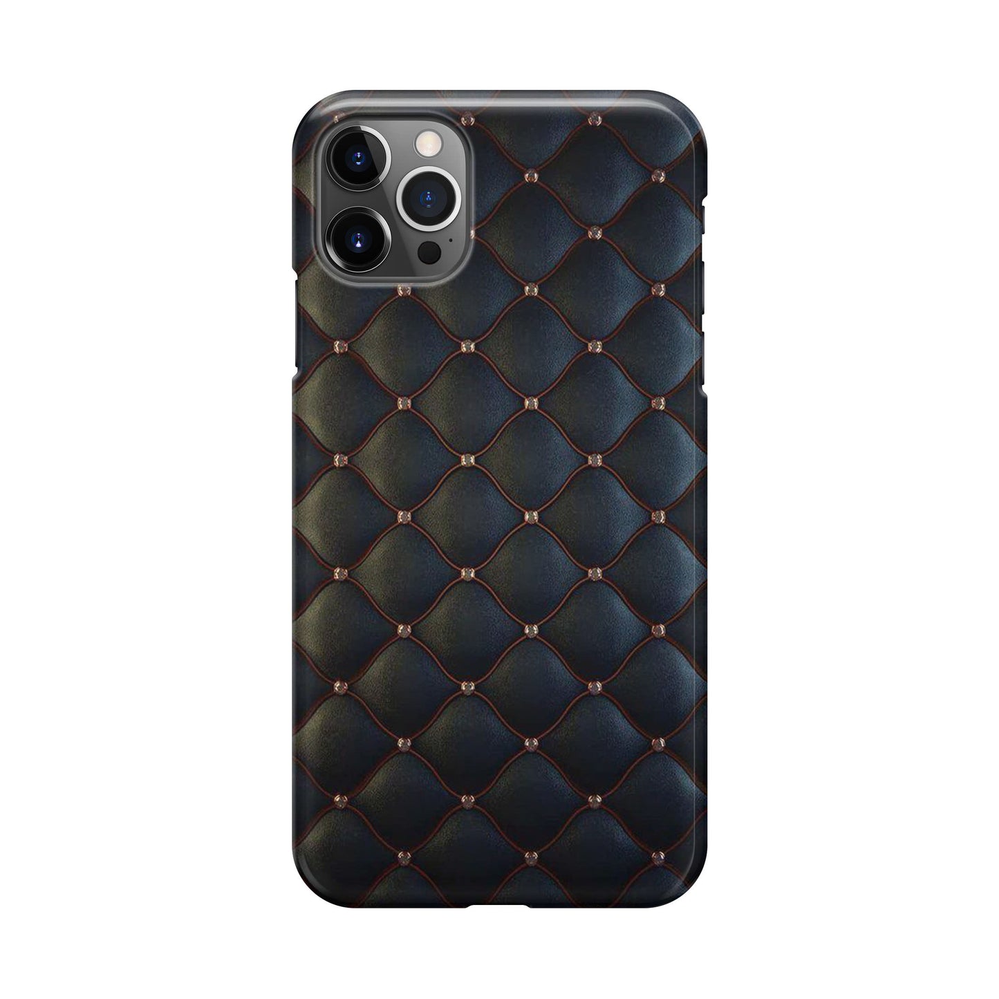 Black Royal Pattern iPhone 12 Pro Case