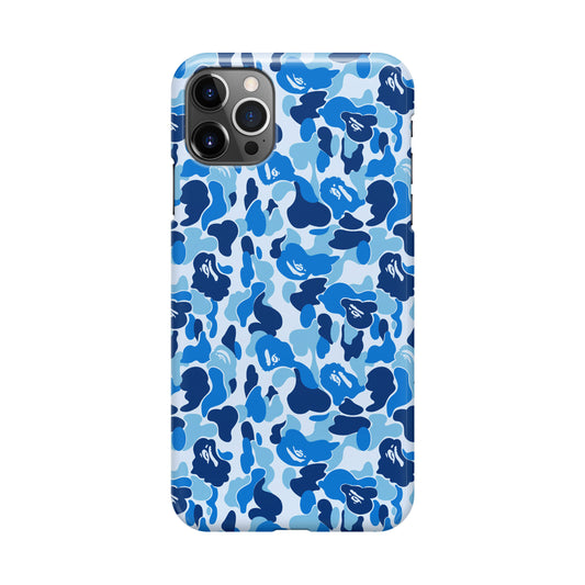 Blue Camo iPhone 12 Pro Case