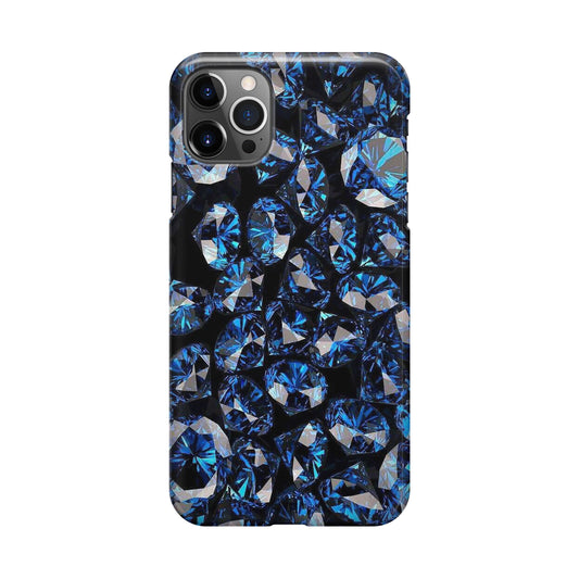 Blue Diamonds Pattern iPhone 12 Pro Case