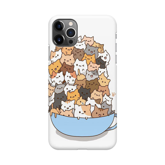 Cats on A Bowl iPhone 12 Pro Case