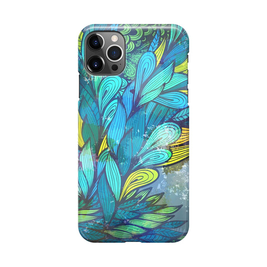 Colorful Art in Blue iPhone 12 Pro Case