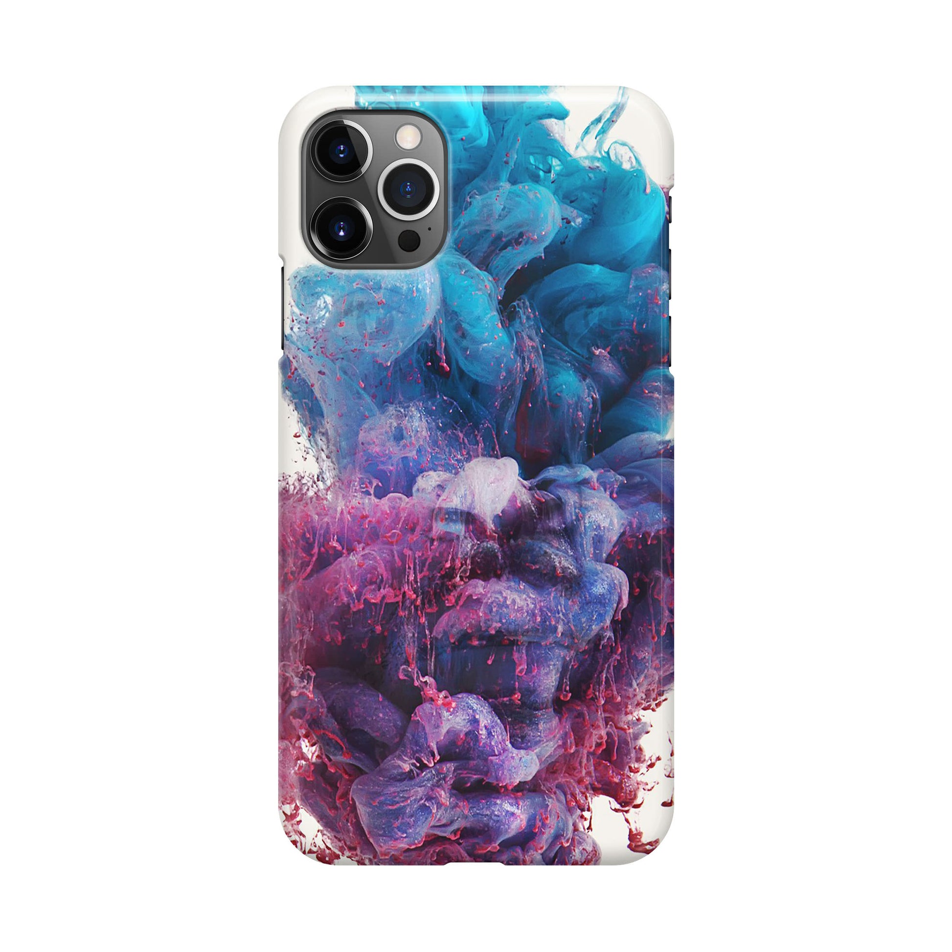 Colorful Dust Art on White iPhone 12 Pro Case