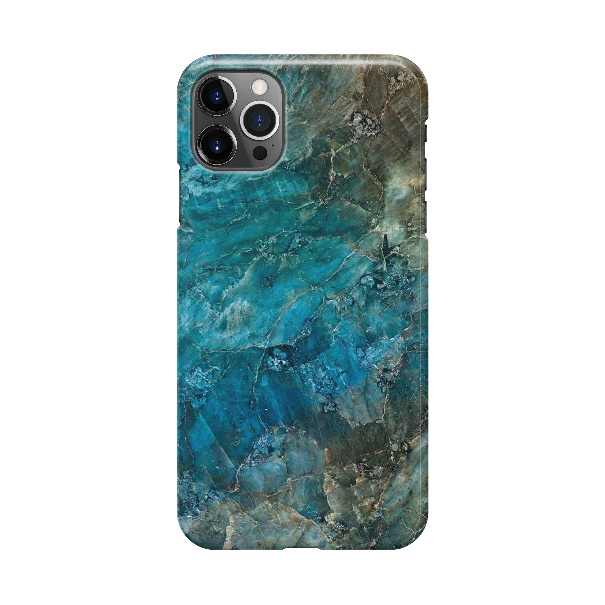 Deep Ocean Marble iPhone 12 Pro Case