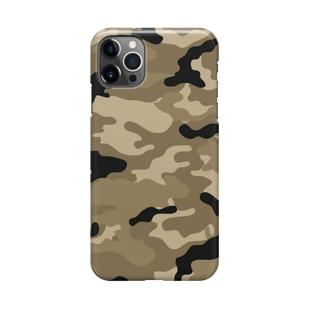 Desert Military Camo iPhone 12 Pro Max Case