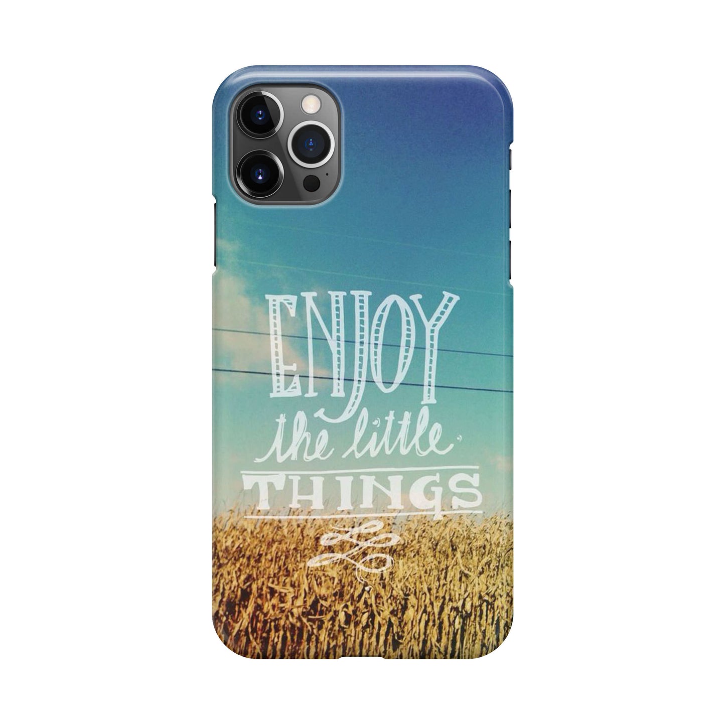 Enjoy The Little Things iPhone 12 Pro Case