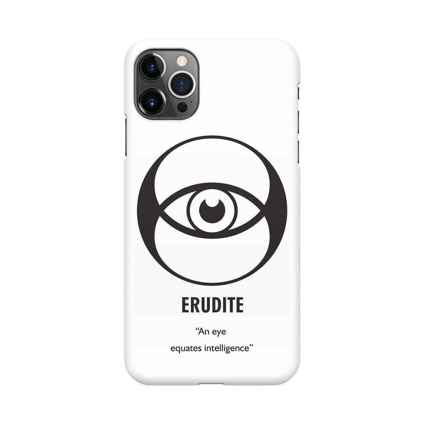 Erudite Divergent Faction iPhone 12 Pro Max Case