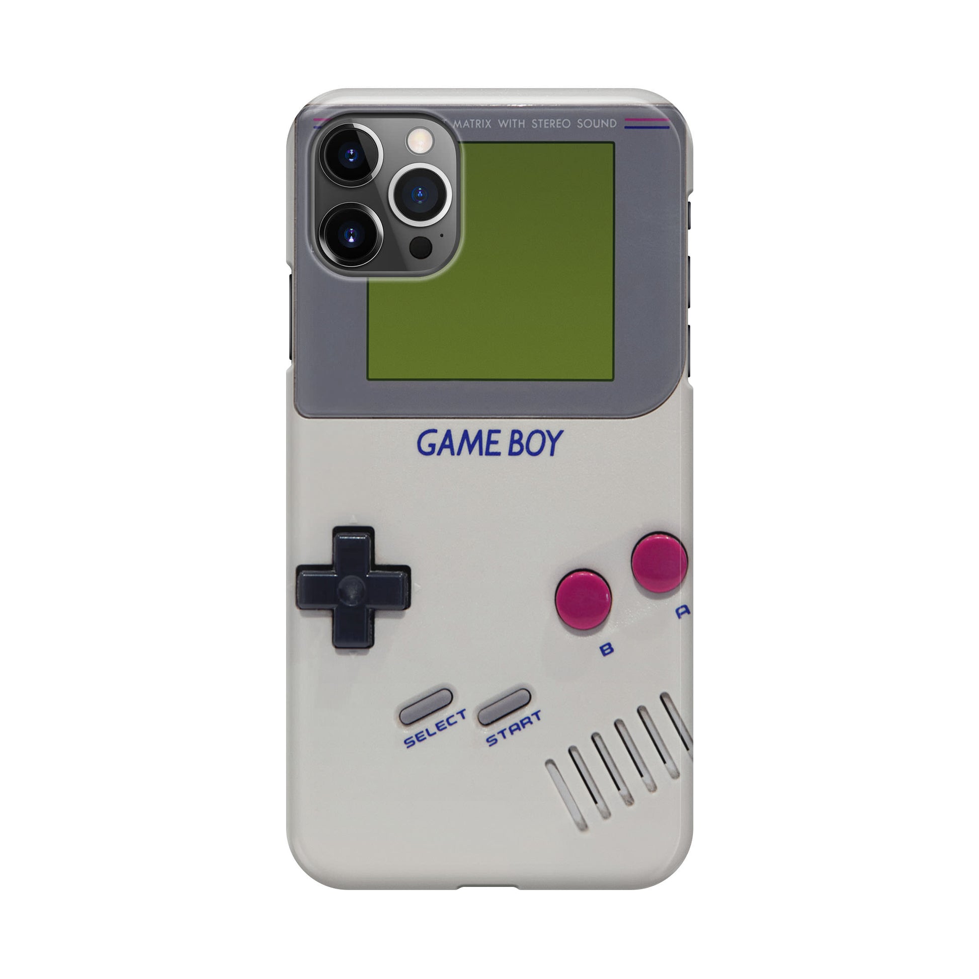 Game Boy Grey Model iPhone 12 Pro Case