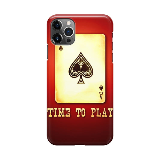 Game Card Time To Play iPhone 12 Pro Case