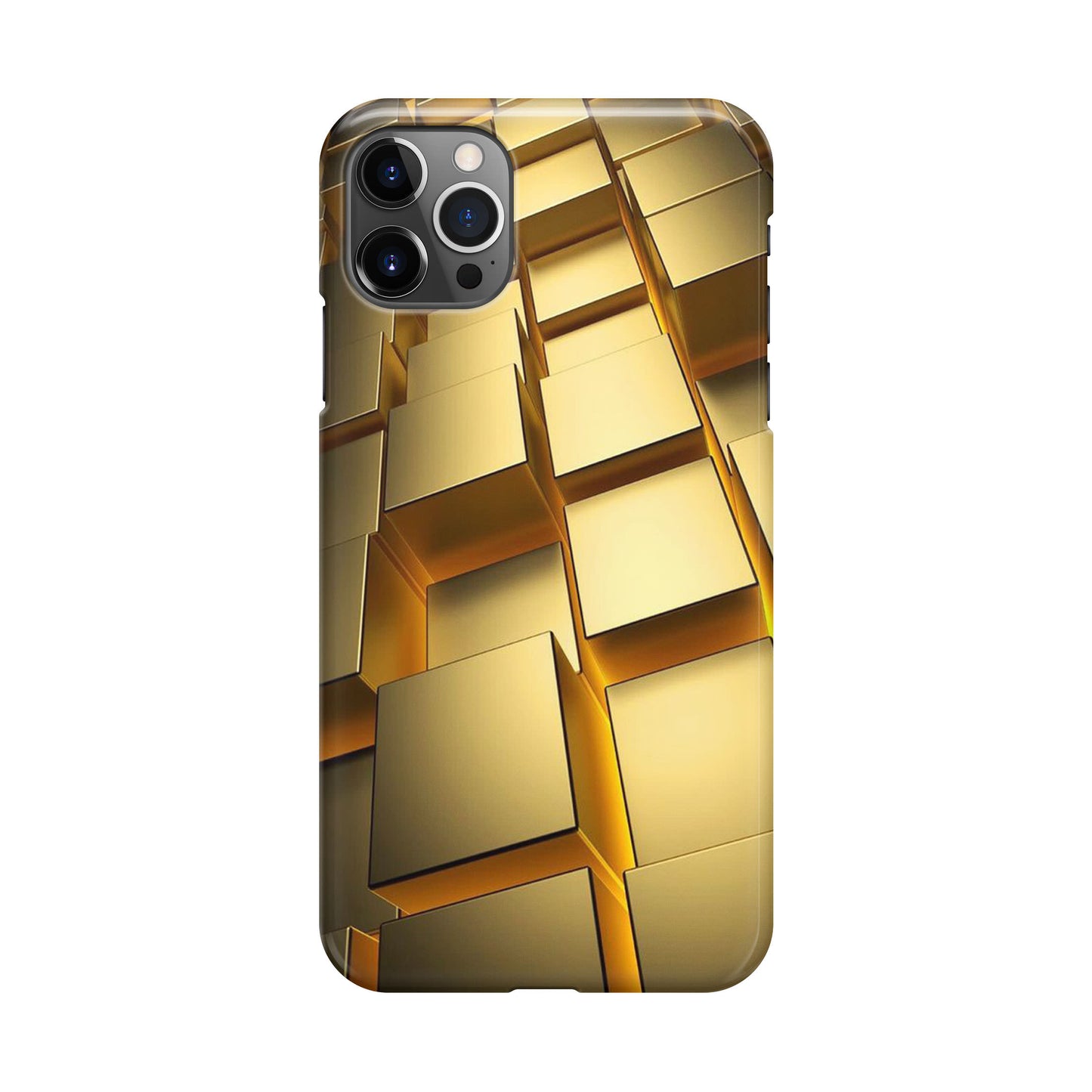 Golden Cubes iPhone 12 Pro Case