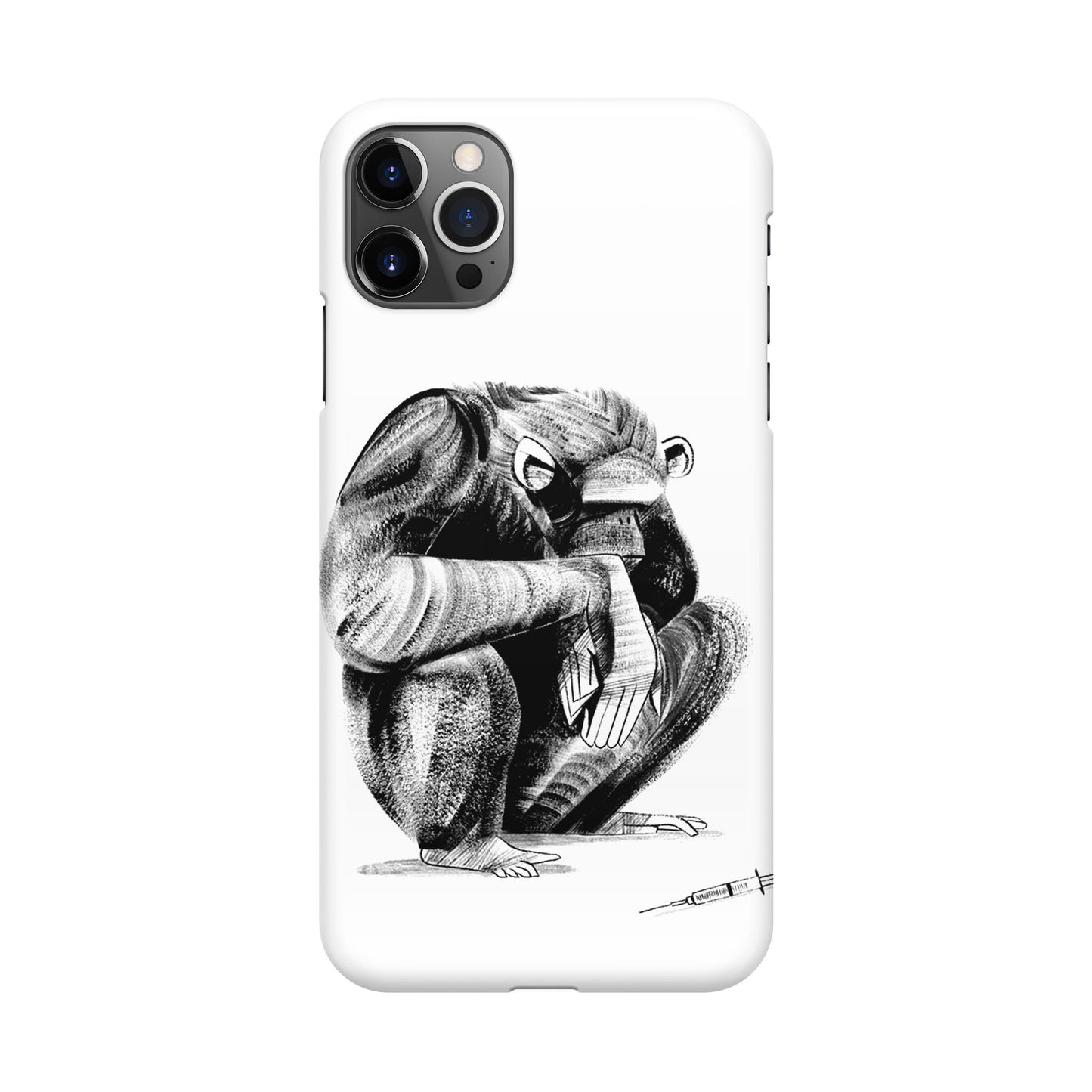Guinea Chimp iPhone 12 Pro Case