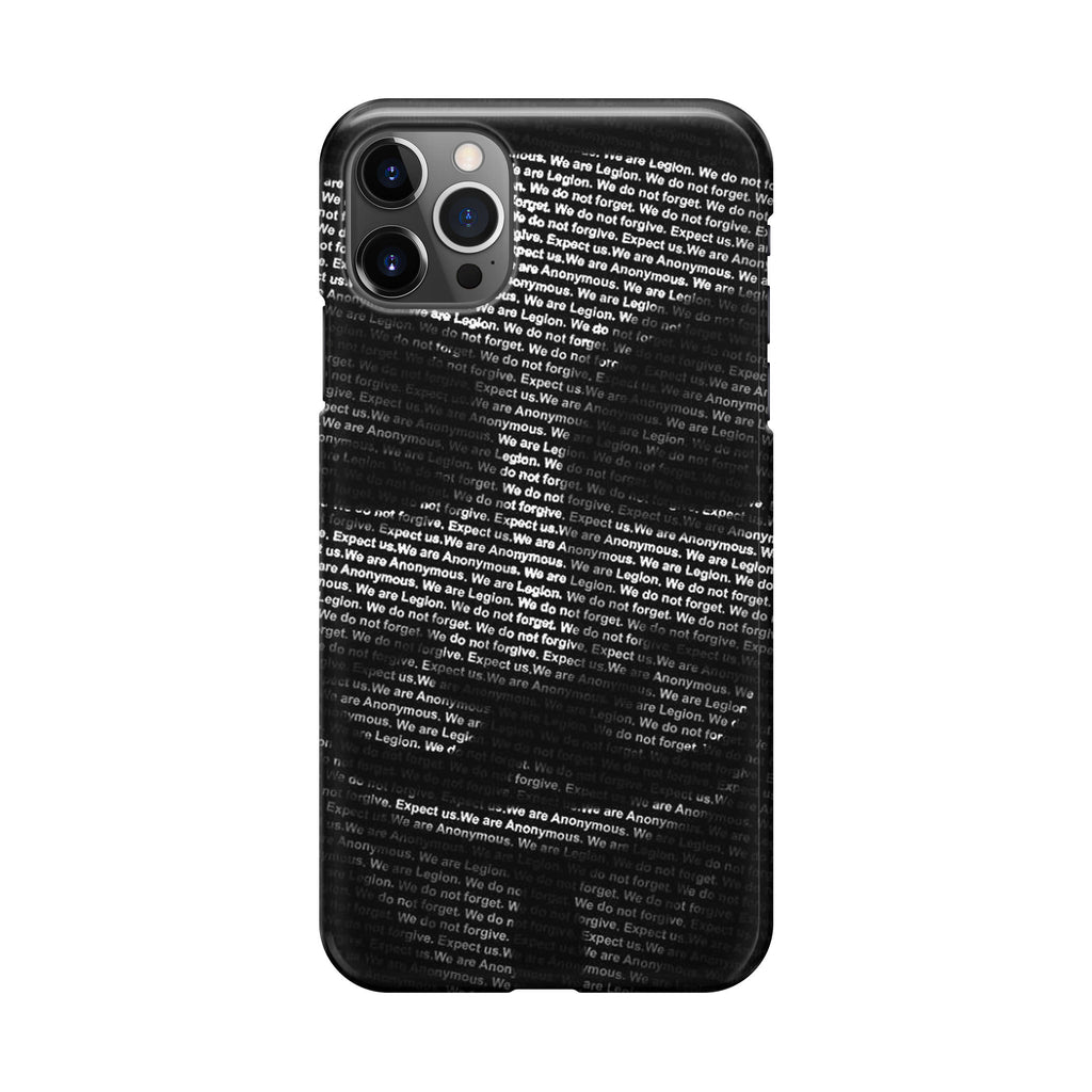 Guy Fawkes Mask Anonymous iPhone 12 Pro Case