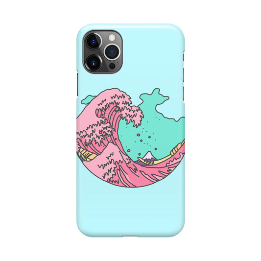 Japanese Pastel Wave iPhone 12 Pro Case