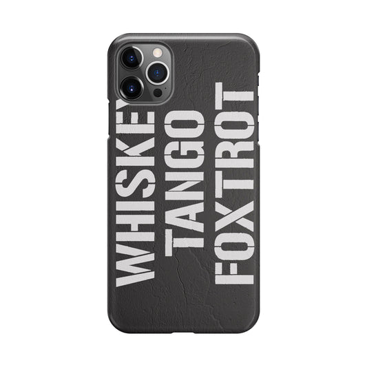 Military Signal Code iPhone 12 Pro Case