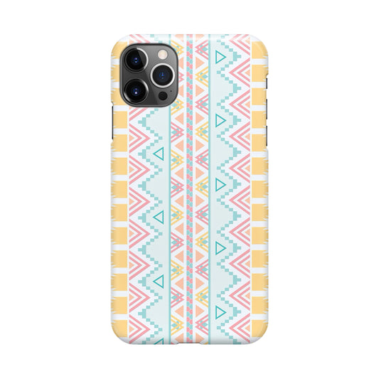 Peach Aztec Pattern iPhone 12 Pro Max Case