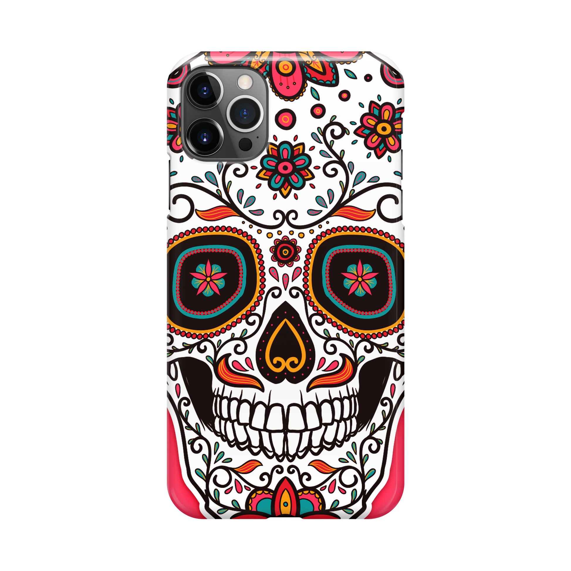 Pink Sugar Skull iPhone 12 Pro Case