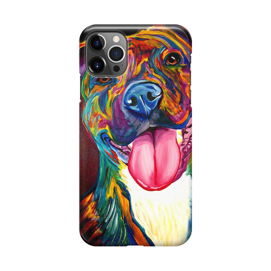 Pitbull Painting Art iPhone 12 Pro Case