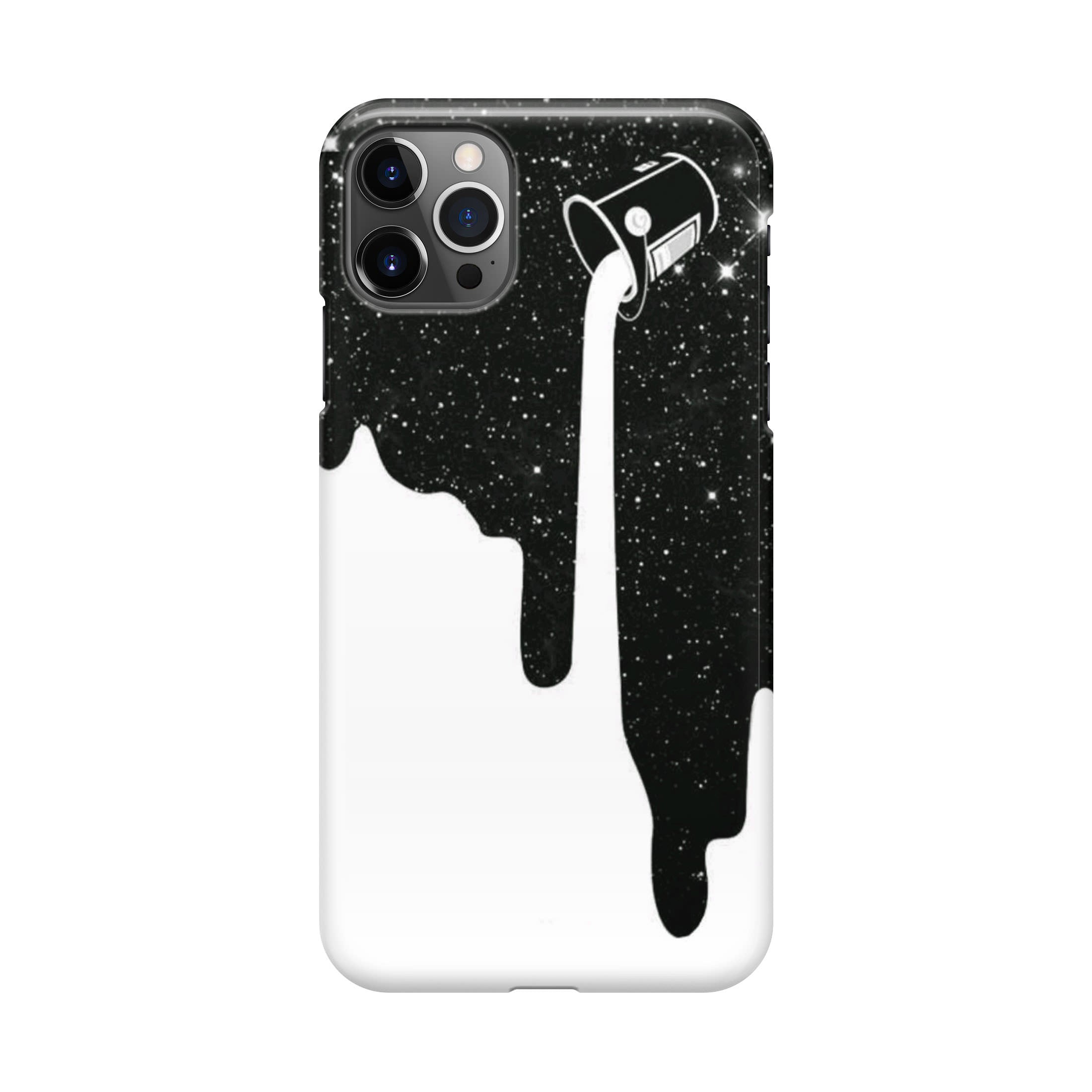 Pouring Milk Into Galaxy iPhone 12 Pro Case