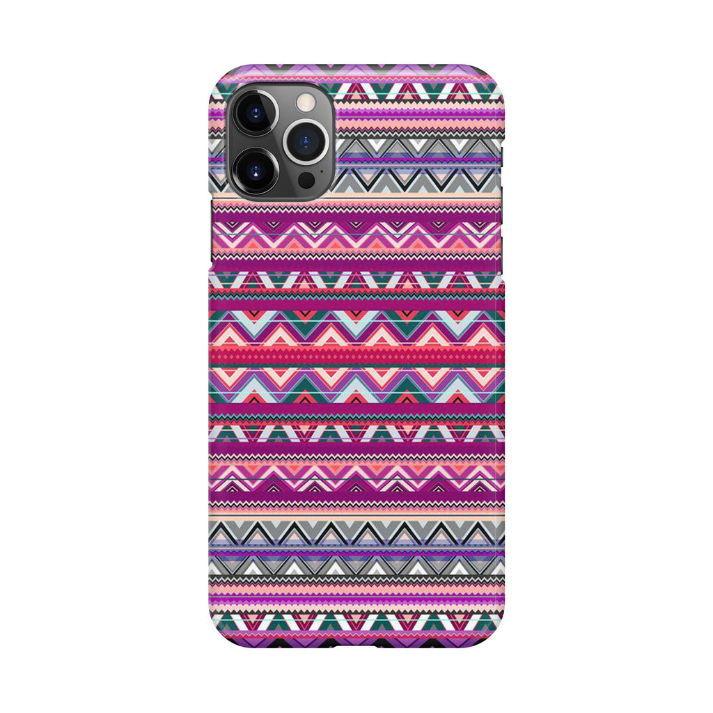 Purple Aztec Art iPhone 12 Pro Case