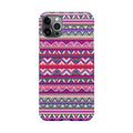 Purple Aztec Art iPhone 12 Pro Case