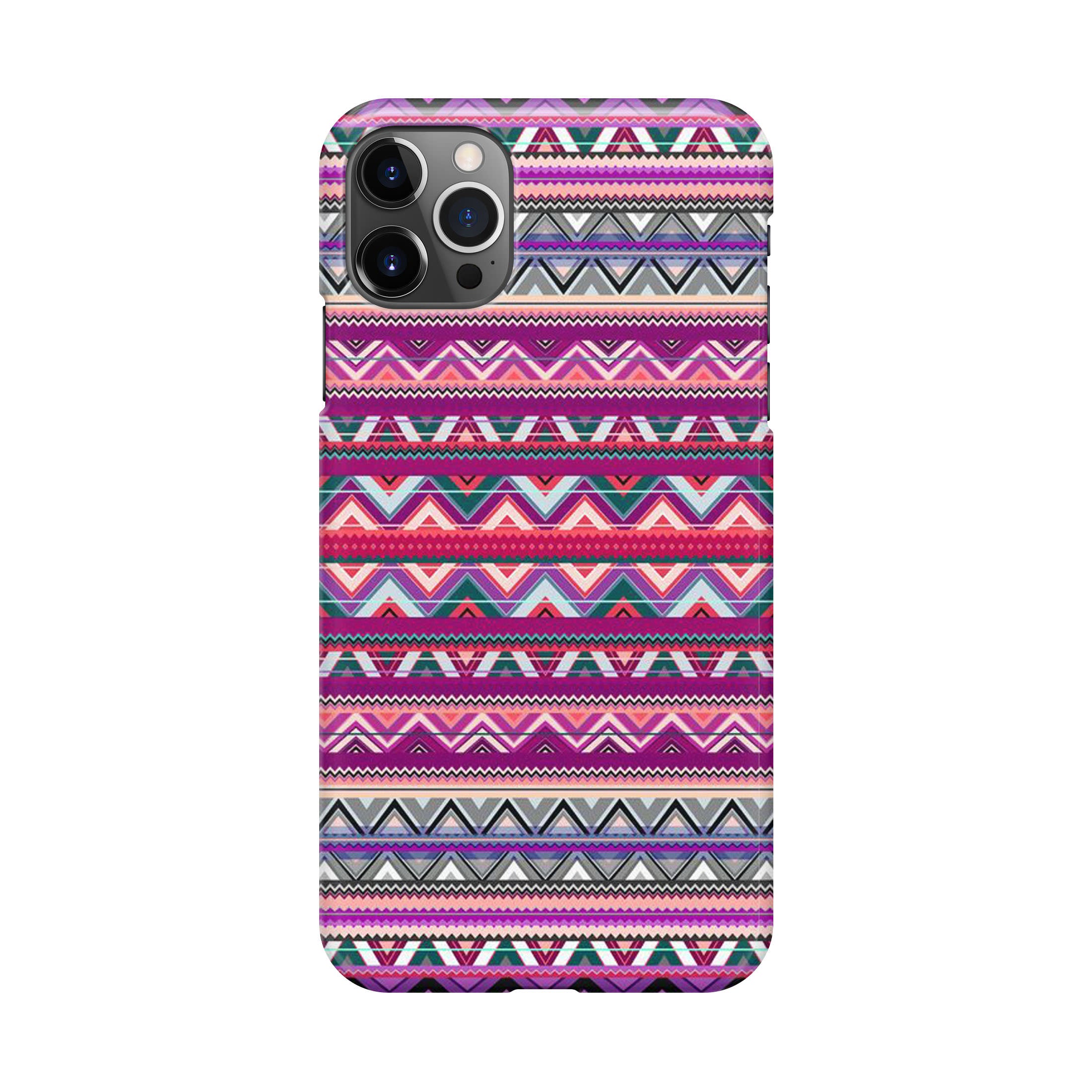 Purple Aztec Art iPhone 12 Pro Case