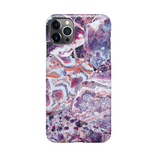 Purple Marble iPhone 12 Pro Case