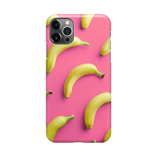 Real Bananas Fruit Pattern iPhone 12 Pro Case