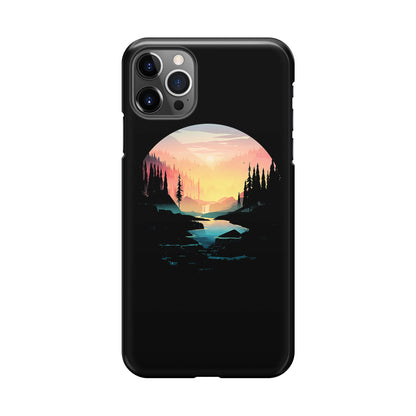 River Path at Dusk iPhone 12 Pro Case