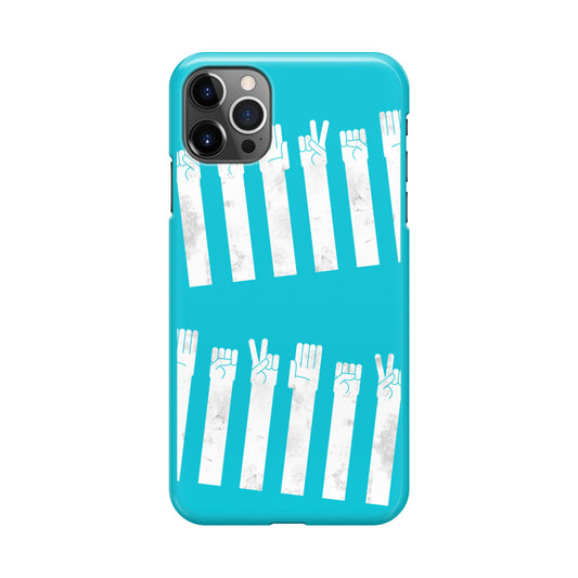 Rock–paper–scissors Zebra Crossing iPhone 12 Pro Case